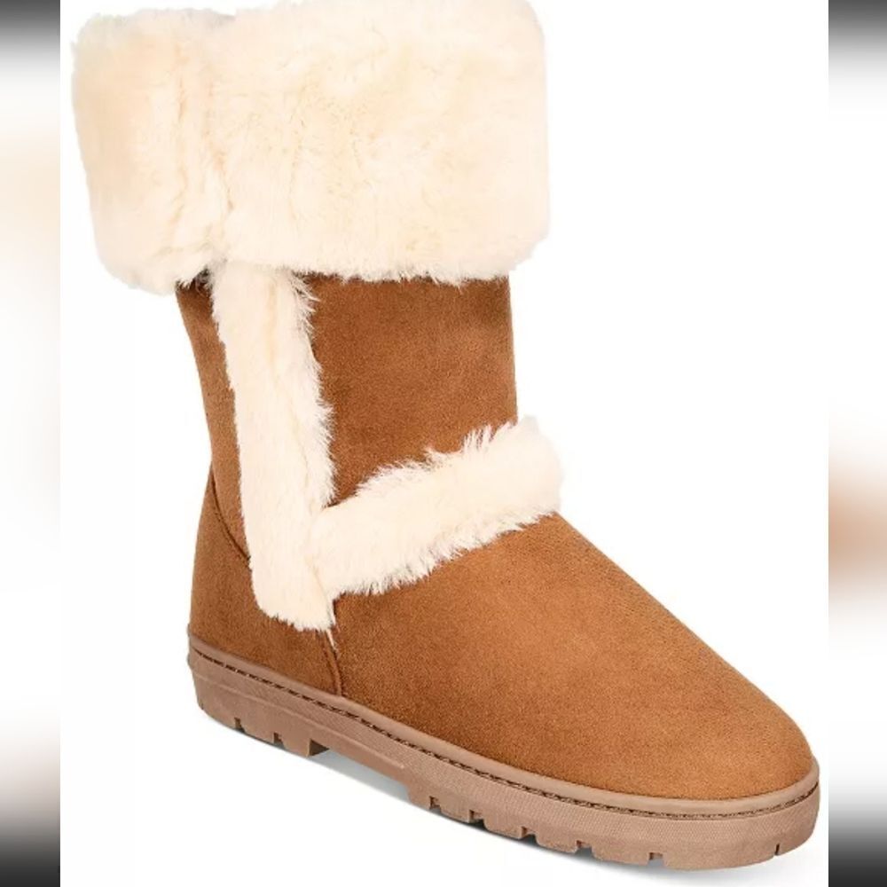 NIB Style & Co Tan Suede boots 10
